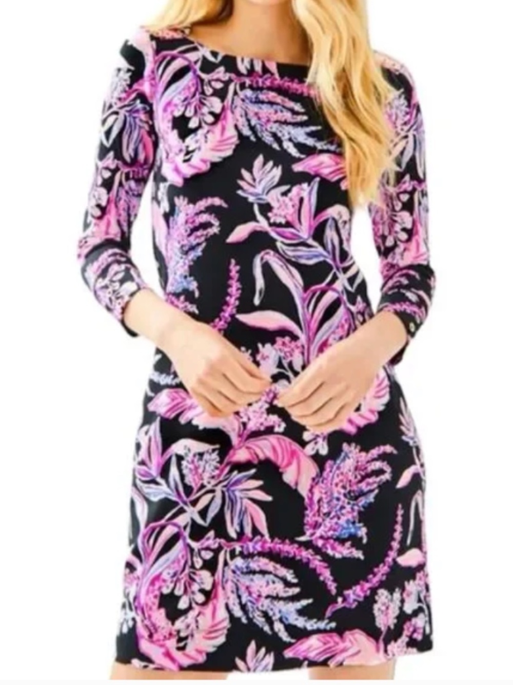Lilly Pulitzer Sophie Dress Onyx Wild Within XS